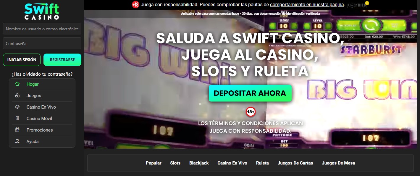swift casino españa